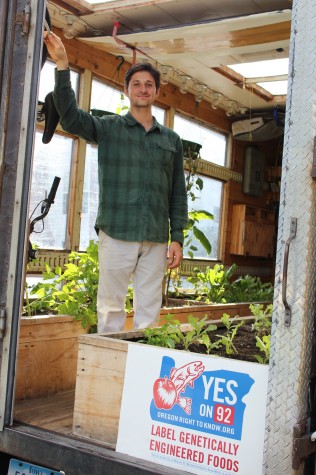 Matt Bertken is a TA and  Intern for Compass Green who presented on Oct. 11 about Genetically Modified Foods and proper composting.