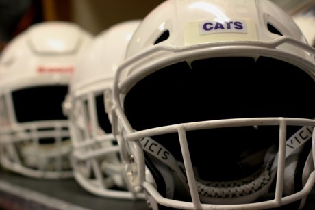 The VICIS ZERO1 is just one of the helmets Linfield football players have to choose from. There are only 6 VICIS available, but Coach Smith and Vaughan hope to add more to their inventory