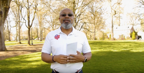 President Miles K. Davis makes the announcement that the 2020 commencement will be postponed