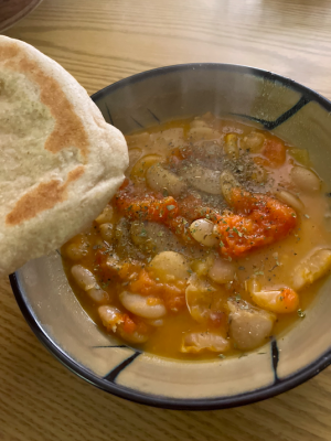 Anna Frazier's quest for the perfect white bean successfully ended with this delicious soup.