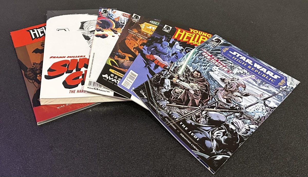 Comics given out at the NW Media Fest event.