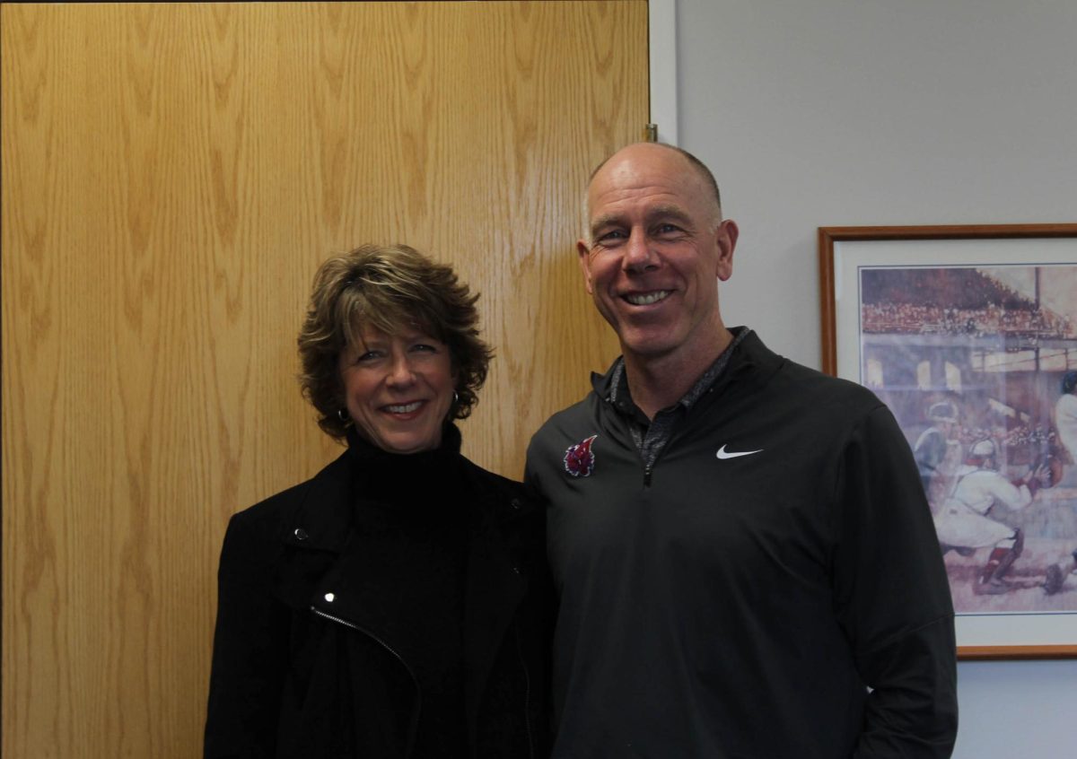 Jennifer and Scott Brosius.