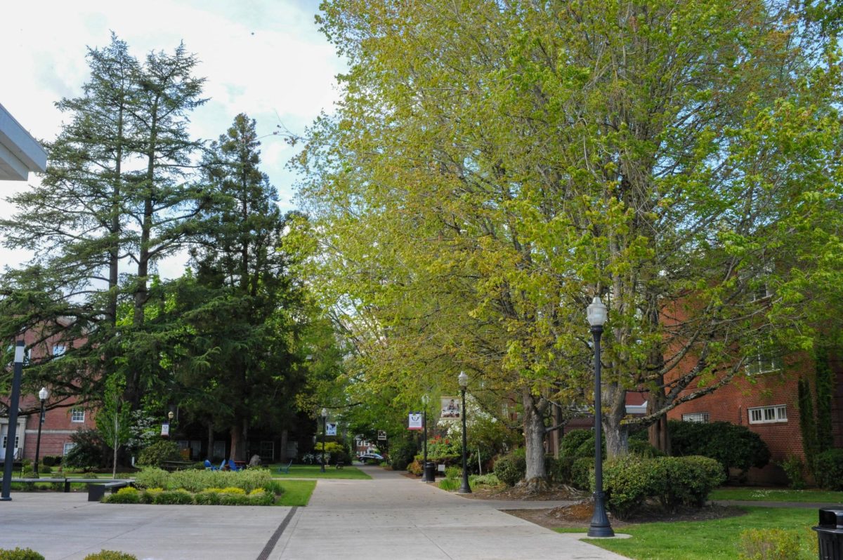 Linfield's academic quad